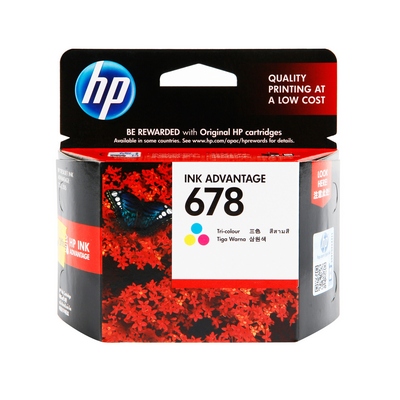 ตลับหมึกอิงค์เจ็ท HP 678 (CZ108AA) 3 สี