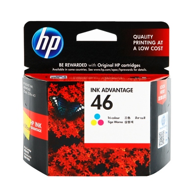 ตลับหมึกอิงค์เจ็ท 46 (CZ638AA) 3 สี HP