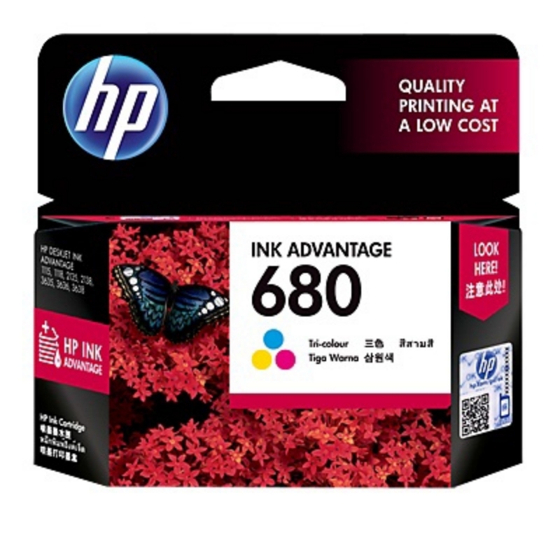 ตลับหมึกอิงค์เจ็ท 3 สี HP 680/CO