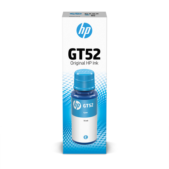 หมึกอิงค์เจ็ทชนิดเติม สีฟ้า HP GT52