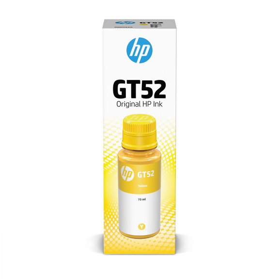 หมึกอิงค์เจ็ทชนิดเติม สีเหลือง HP GT52