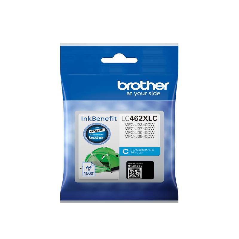 หมึกอิงค์เจ็ท Brother LC-462XLC สีฟ้า