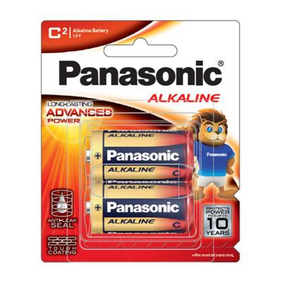 ถ่านอัลคาไลน์ LR14T/2B C (แพ็ค 2 ก้อน) Panasonic