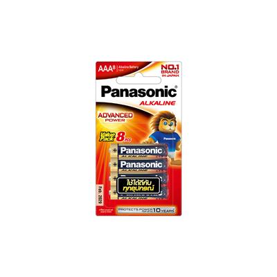 ถ่านอัลคาไลน์ LR03T/8B AAA (แพ็ค 8 ก้อน) Panasonic