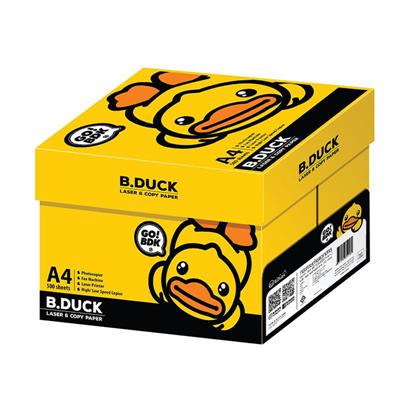 กระดาษถ่ายเอกสาร A4 70แกรม(5รีม/แพ็ค) เหลือง B.Duck