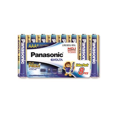 ถ่านอีโวต้า AAA (แพ็ค8ก้อน) Panasonic LR03EG/8SL