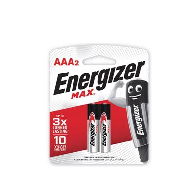 ถ่านอัลคาไลน์ E92-BP2 AAA 1x2 Energizer Max