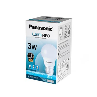 หลอด LED  3W/280LM สีเดย์ไลท์ Panasonic LDAHV3DH6T