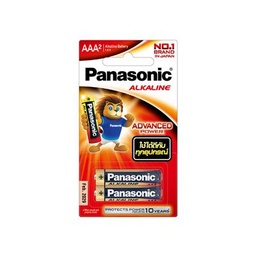 [2070860] ถ่านอัลคาไลน์ LR03T/2B AAA (แพ็ค 2 ก้อน) Panasonic