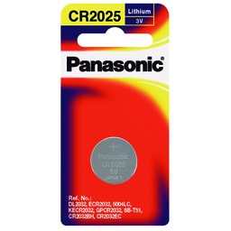 [2079680] ถ่านกระดุมลิเธี่ยม Panasonic CR-2025PT/1B