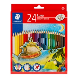 [9006946] สีไม้ยาว Luna 24 สี สเต็ดเล่อร์  136