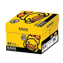 [5003967] กระดาษถ่ายเอกสาร A4 70แกรม(5รีม/แพ็ค) เหลือง B.Duck