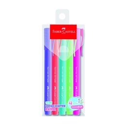 [9019430] ปากกาเน้นข้อความ Faber-Castell Slim Pastel คละสี(แพ็ค5)