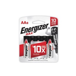 [2000402] ถ่าน MAX AA (แพ็ค8ก้อน) Energizer E91